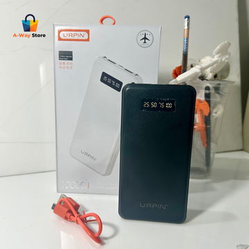 π Urpin Power Bank P-1 | 10000mAh β Sleek Power in Black