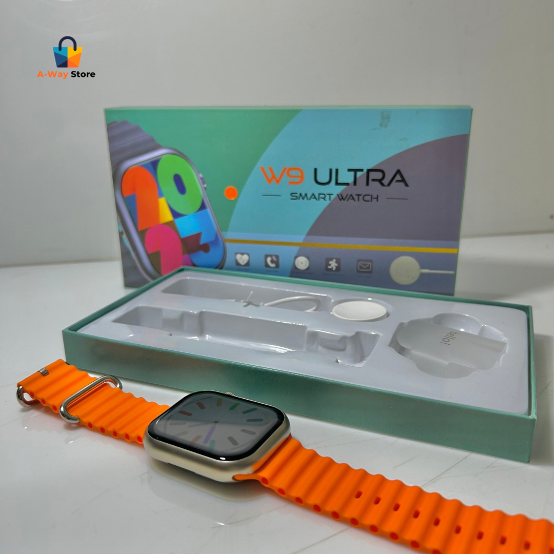 ⌚ W9 Ultra Smart Watch | Square Dial – Style Meets Smartness