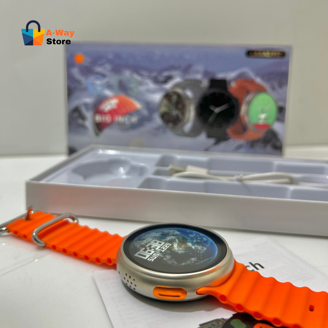 ⌚ GT9 Ultra Smart Watch | Circle Dial – Smarter Life on Your Wrist
