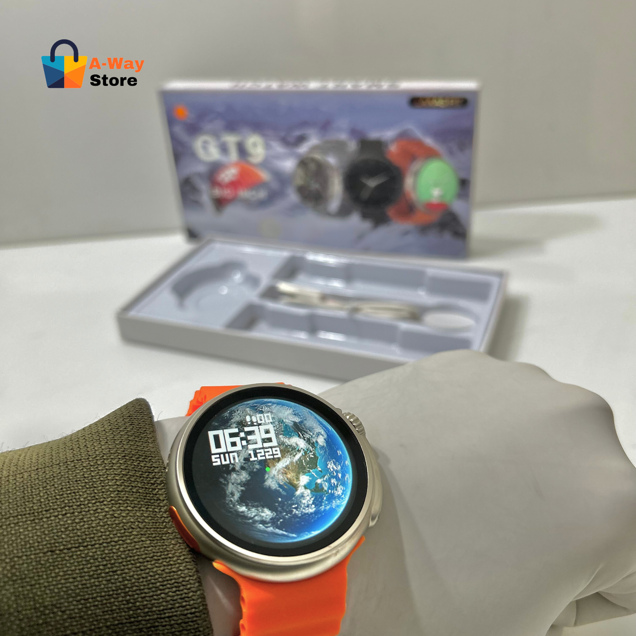 ⌚ GT9 Ultra Smart Watch | Circle Dial – Smarter Life on Your Wrist